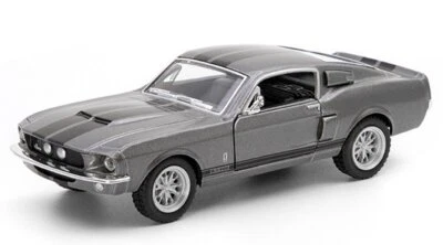 FORD Mustang Shelby GT-500 - 1967 - silvergrey - Kinsmart - 5 inch - Bild 1 von 4