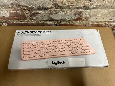 Logitech K380 Pebble Wireless Multi-Device Keyboard - Rose
