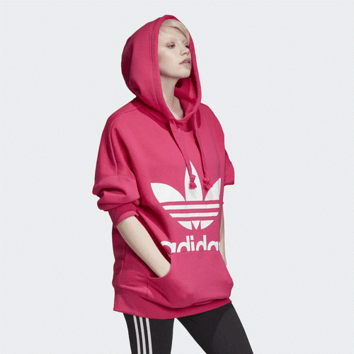 ADIDAS DAMEN ORIGINALS SLEEK HOODIE - Bild 1 von 3
