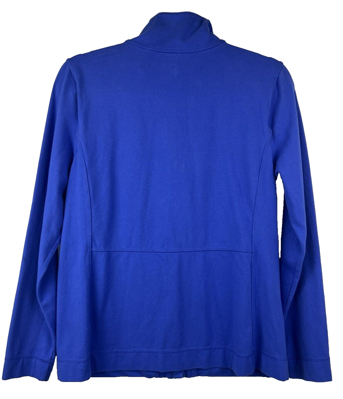 Talbots Plus Women's Jacket Medium Solid Royal Bl… - image 3