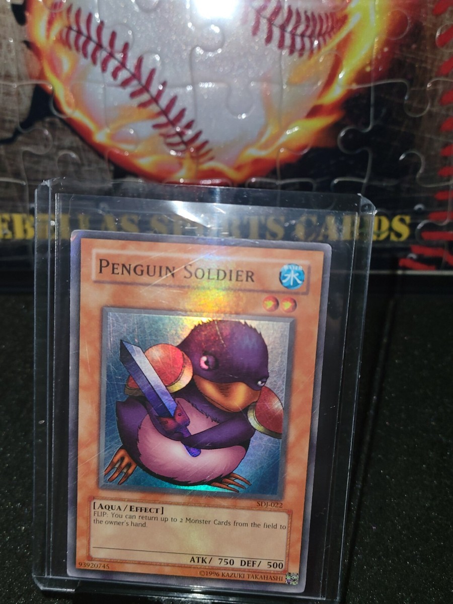1996 PENGUIN SOLDIER YUGIOH SDJ-022 FOIL HOLO 93920745 | eBay