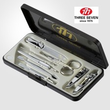 777 THREE SEVEN Silver Nail Clippers Gift Manicure Beauty Set 037C MADE IN KOREA
