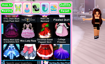 ROYALE HIGH WHOLE INVENTORY * CHEAP* READ DESCRIPTION!! OVER 120 ACCESSORIES