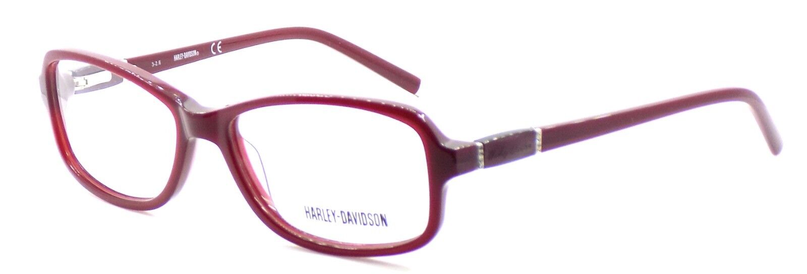 Harley Davidson HD0537 069 Women's Eyeglasses Frames 54-16-135 Shiny Bordeaux