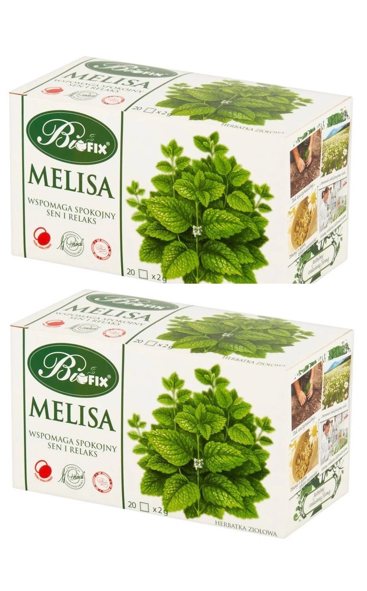 Pack of 2 Bifix - Melissa Instant Herbal Tea 20 bags X 35 g | eBay