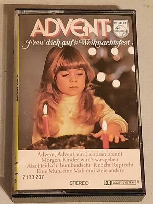 Kinderkassette ADVENT - FREU' DICH AUF'S WEIHNACHTSFEST (Philips) MC Cassette