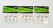 3 PACK 18 TOTAL HME Big Dipper Tapered Tip Scent Wicks Reflective Band NEW