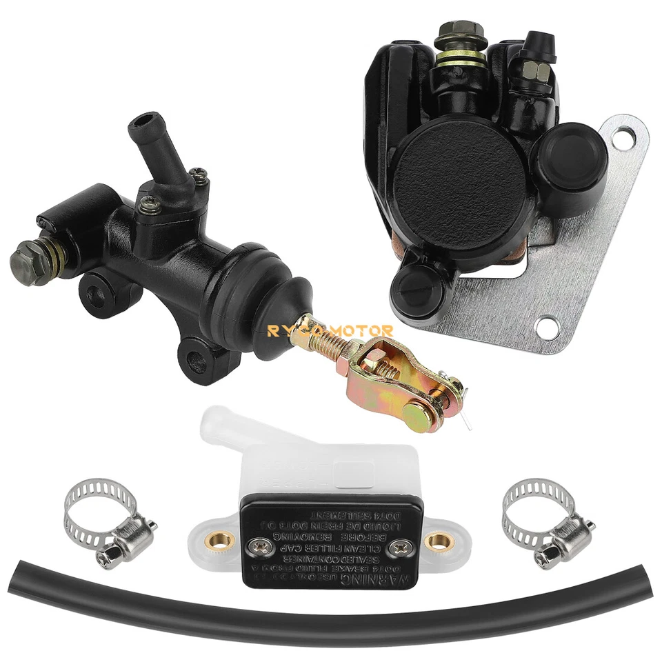 Conjunto de pinza de freno delantera y cilindro maestro de freno trasero para Honda ATC250R 1983-1984 Foto 2 de 4