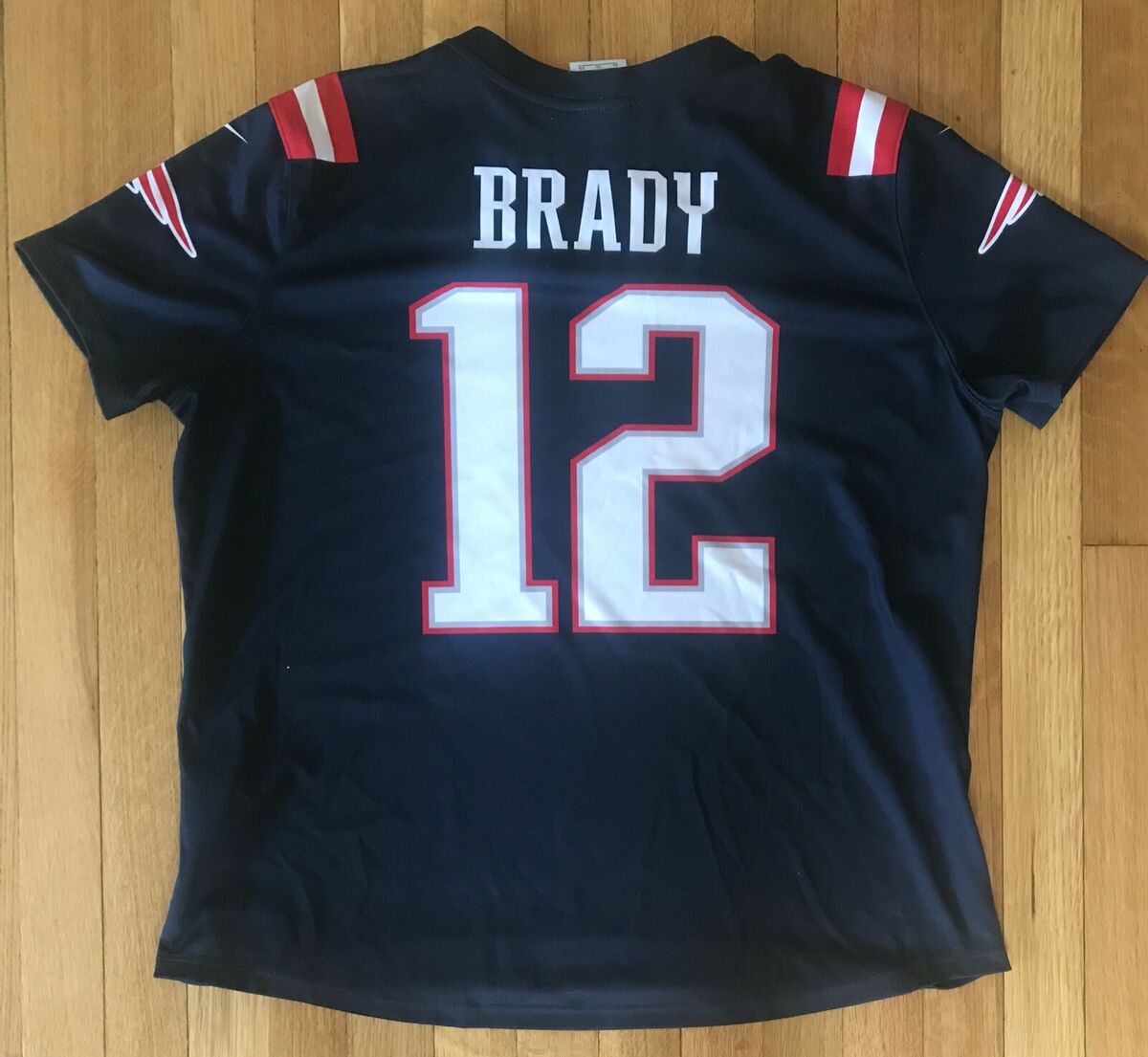 NIKE ON FIELD JERSEY - NFL #12 TOM BRADY NEW ENGLAND NIKE ON FIELD JERSEY - NFL #12 TOM BRADY NEW ENGLAND