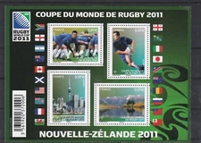 France 2011 Rugby World Cup New Zealand BF New YT F4576