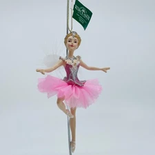 Kurt Adler The Nutcracker Suite Dancing Sugar Plum Fairy Ballerina Ornament