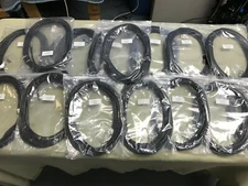 AMERICAN DYNAMICS RPNM01 SENSORMATIC 25' PATCH CABLE LOT OF 16 NEW IN PACKAGES!