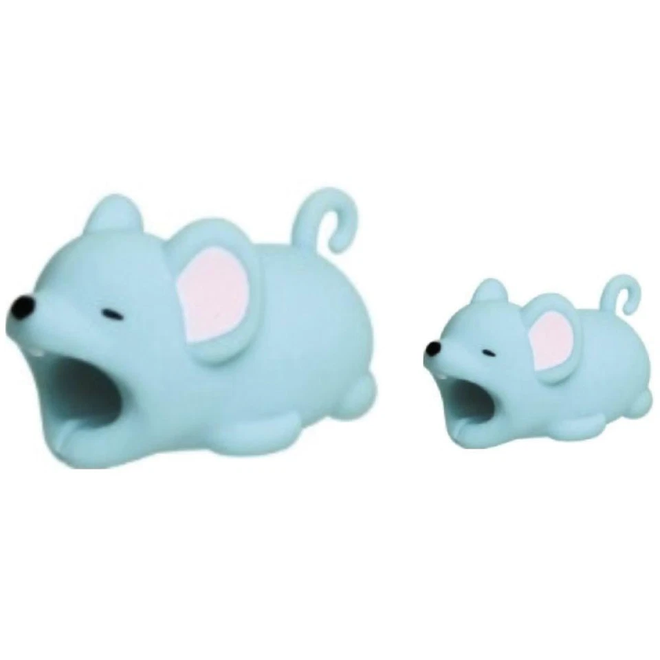 tzumi Cord Bytes Charge Pack Cable Protector & Adapter - Blue Mouse (6270) - Image 2 of 2