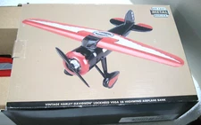 HARLEY DAVIDSON MOTORCYCLE CO DIECAST COLLECTOR PLANE VEGA 5B HIGHWING IN BOX