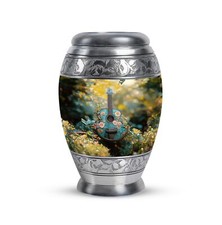 Guitar Cremation Tiny Urns Ashes Mini Keepsake Urns For Human Ashes 3 Inch