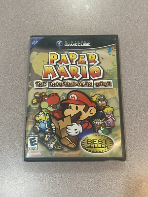 Paper Mario Thousand Year Door  Nintendo GameCube CIB Tested/Working