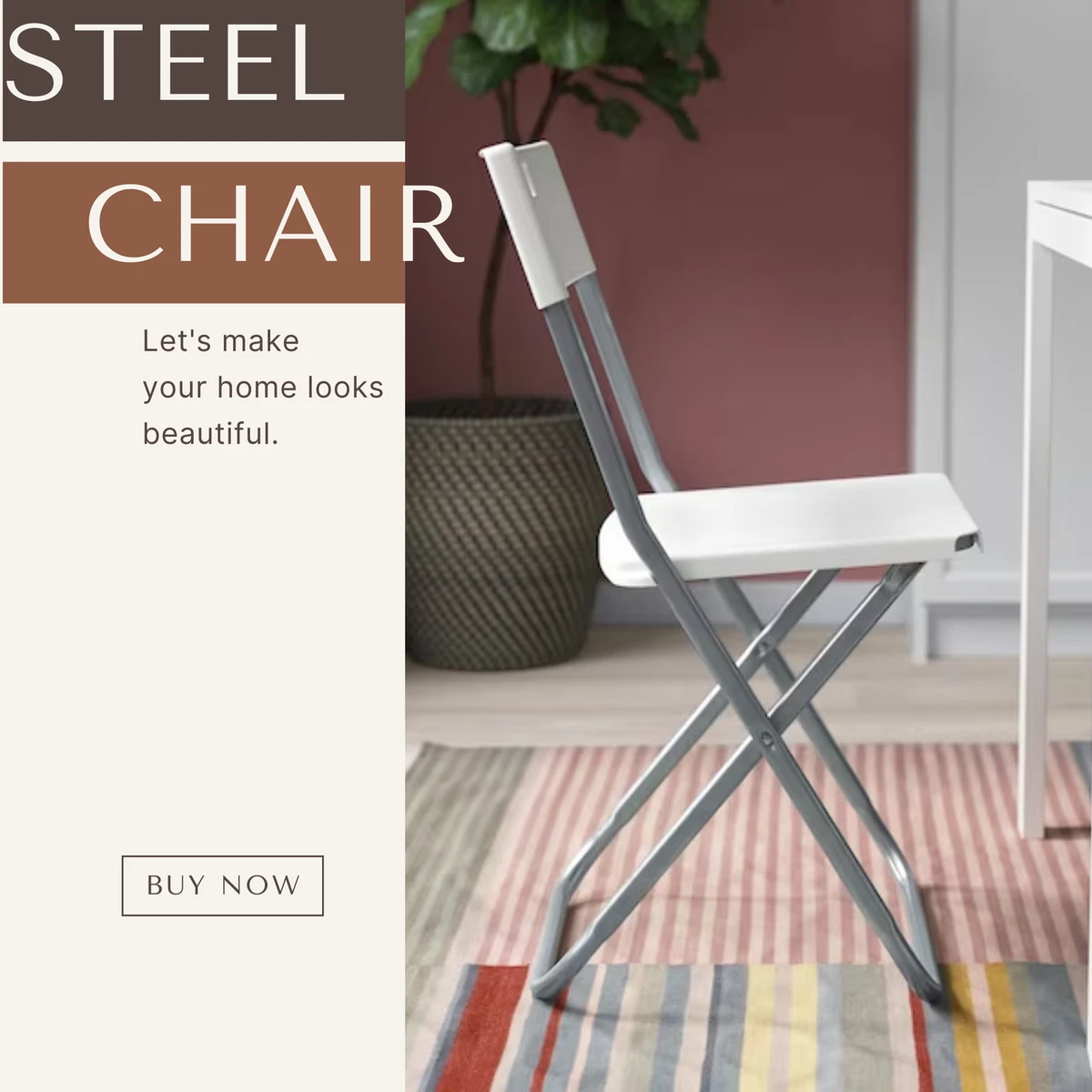 Ikea gunde 2024 folding chair white