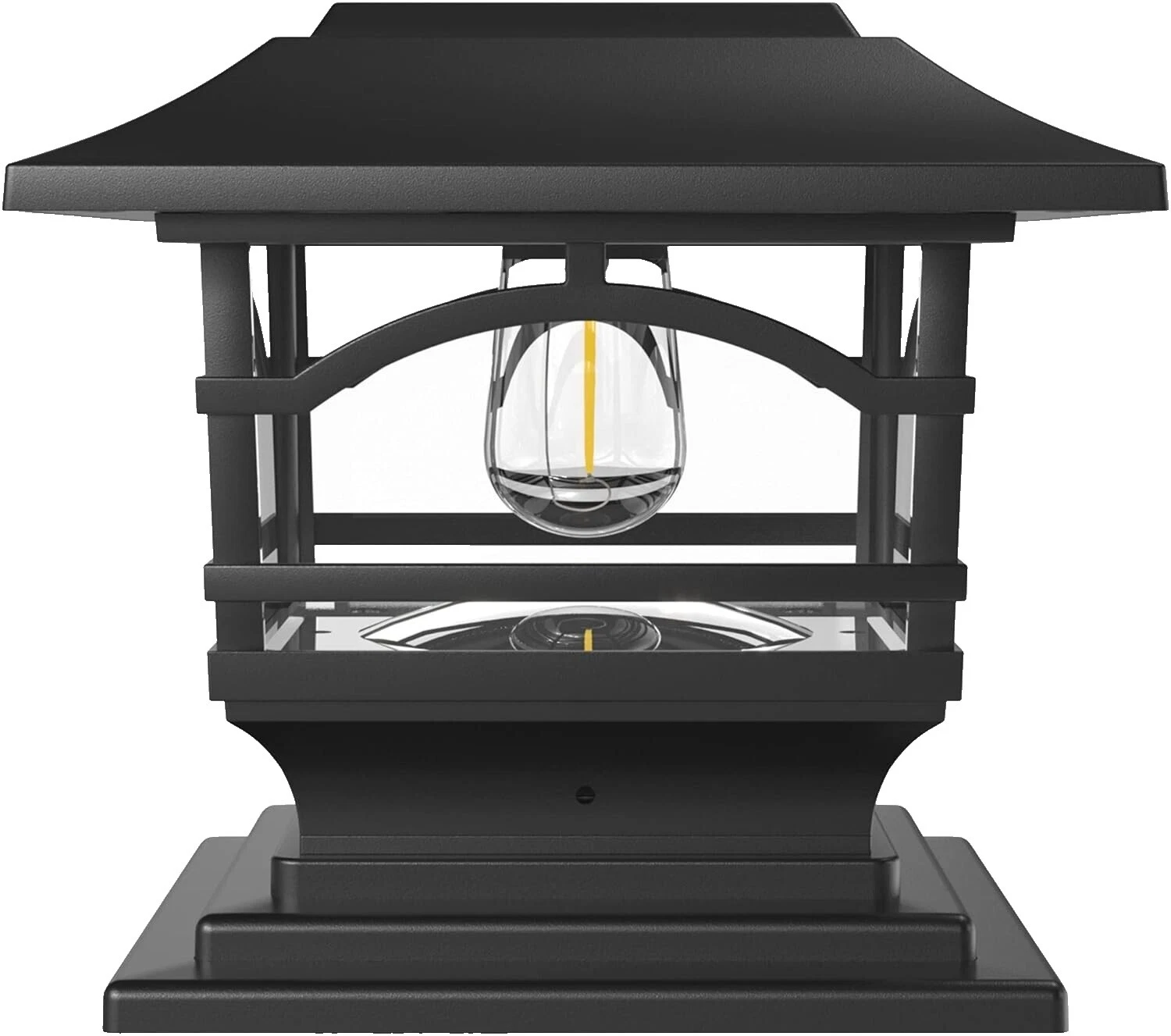 Glass Solar Post Lights Lights