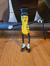 RARE Vintage 1991 Russ Mr. Peanut Poseable Rubber Figurine