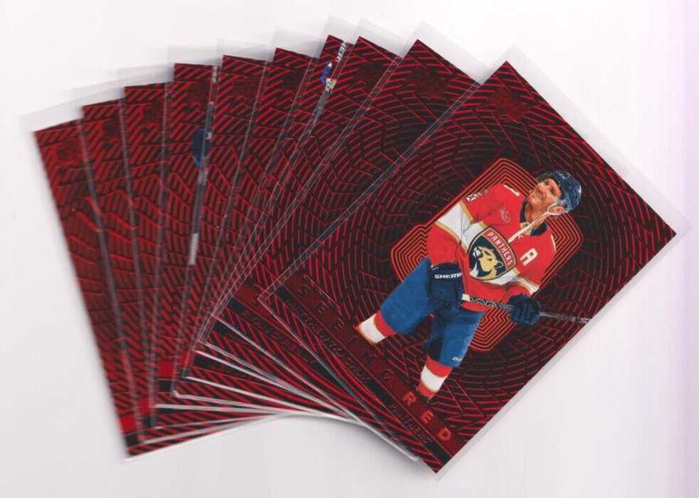 2023-24 Upper Deck Extended Seeing Red 10-Card Lot Beniers Tkachuk Panarin Fiala