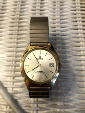 Lorus Men's watch. Gold face. Water resistant. Y572-8020 A1