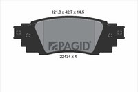 Bremsbelagsatz BremsklöTze FüR Toyota RAV 4 V _A5_ A5 H5 C-HR NGX1 NGX5_