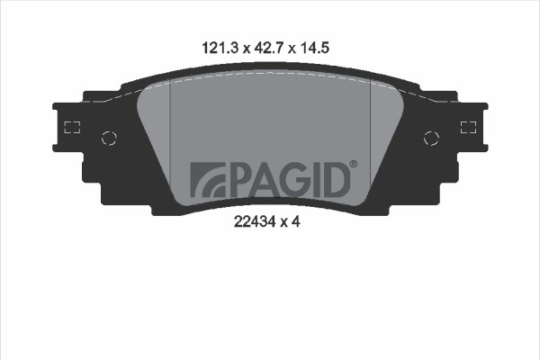 Bremsbelagsatz BremsklöTze FüR Toyota RAV 4 V _A5_ A5 H5 C-HR NGX1 NGX5_-image