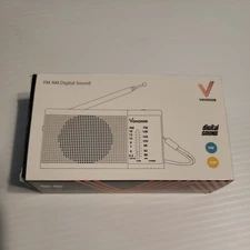 Vondior VX-W Portable Transistor WB/FM/AM Radio w/ Antenna NIB.New.
