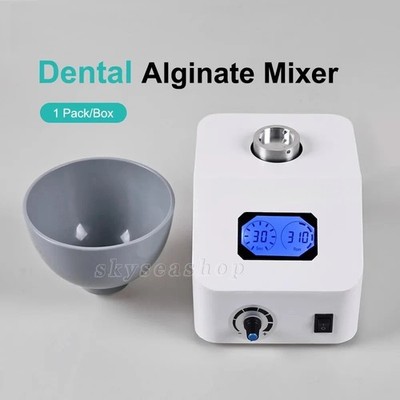 Dental Lab Alginate Mixer Impression Materials Gypsum Mixing Machine Foot Pedal