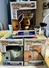 Pokémon Funko Pop Lot - Eevee, Bulbasaur, Charmander