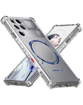 Cresee Case for Red Magic 11 Pro/Red Magic 11S Pro, Clear Cover with Reinforc...