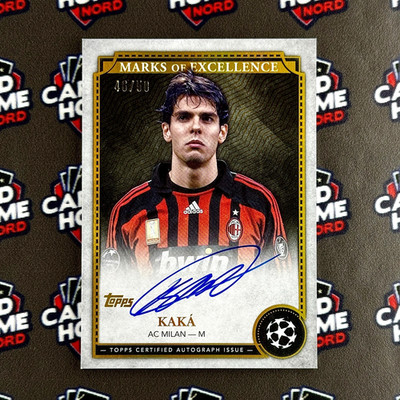Kaka /50 Marks of Excellence MoE EX-KA5 23/24 - 2024-25 TOPPS Finest UCC No Auto