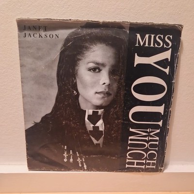 Janet Jackson * Miss You Much 7'' Vinyl Poster Sleeve Limited edition