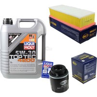SCT Inspektionspaket 5L Liqui Moly Top Tec 5W-30 FüR VW Touran 1.4 TSI Sharan