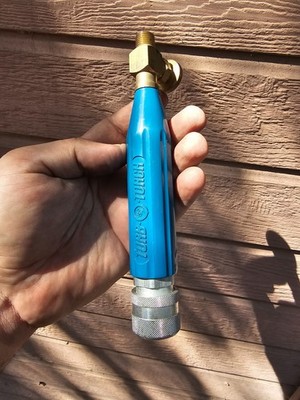 Genuine TurboTorch Quick-Connect Propane Torch Handle Blue - Works Great - Nice