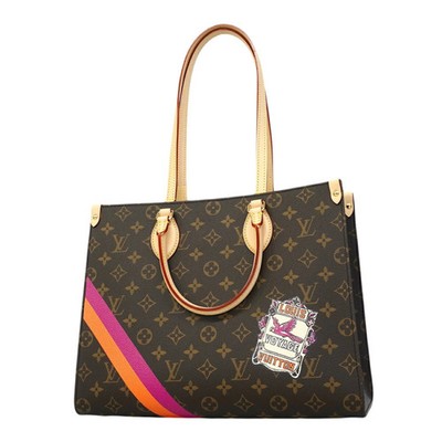 Louis Vuitton Monogram OnTheGo MM Tote Bag P01898 Brown (Women's) GZl1itru