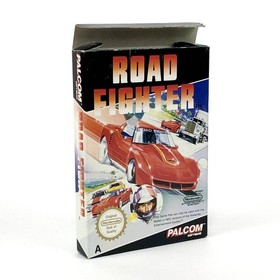 [] European version Famicom NES Road Fighter / Road Fighter with box theory,