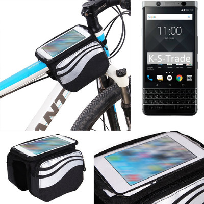 Fahrrad Halterung für Blackberry KeyOne Rahmenhalter Fahrradtasche Rahmentasche