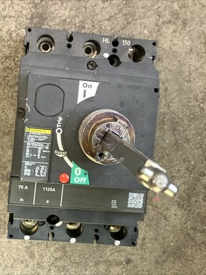 Square D Schneider Electric Power Pact HL 150 Circuit Breaker HL36070 3 Pole 70A