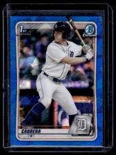 2020 Bowman Draft Chrome Sapphire Daniel Cabrera Detroit Tigers #BD-62