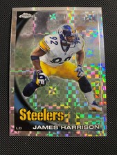 2010 Topps Chrome - James Harrison #C62 X-Fractor
