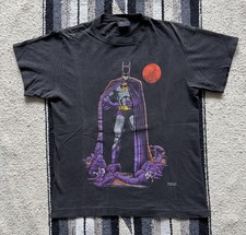 Vintage 1988 Batman DC Comics Dark Knight Superhero T-Shirt Size M Changes Tag