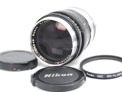 【 Near MINT 】Nikon NIKKOR-P (.C) 10.5cm 105mm f/2.5 for S Mount Lens from Japan