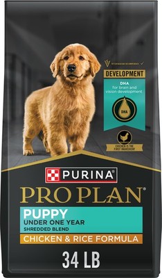 Purina Pro Plan Pro Plan Puppy Chicken & Rice Formula, 34Lb