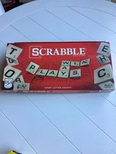 Scrabble Classic Crossword Board Game - Ages 8+ Hasbro Gaming - Complete