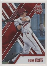 2017 Panini Elite Extra Edition Aspirations Red /150 Quinn Brodey #97 g1z