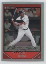 2007 Bowman Chrome Refractor Melvin Mora #137 3a3