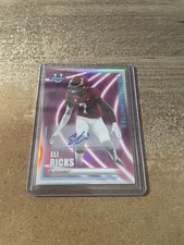2022 Bowman U Chrome Prospect Pink Refractor Eli Ricks Auto ALABAMA #’D /99