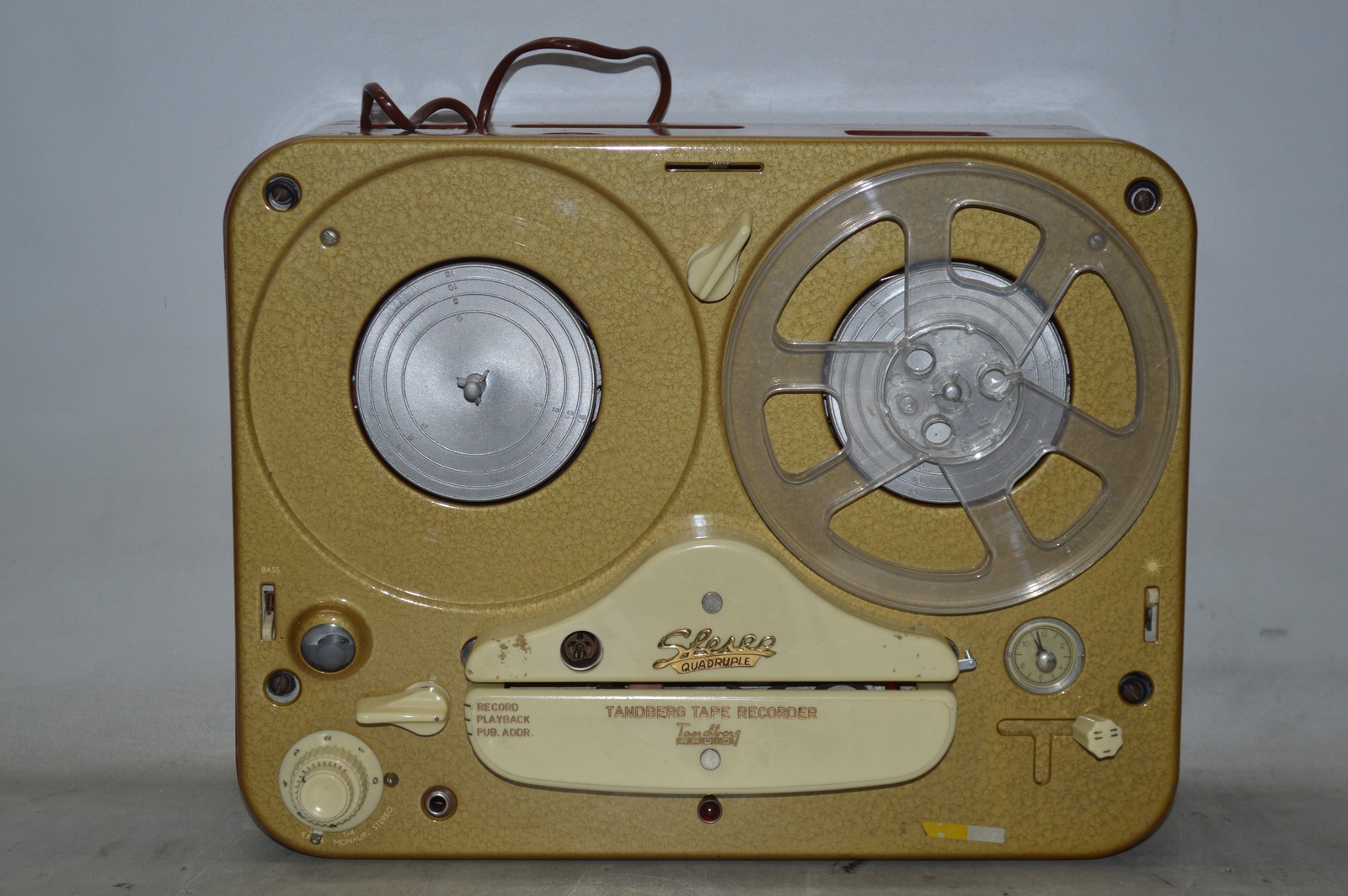 Vintage Tandberg Model 5 Reel to Reel Tape Recorder