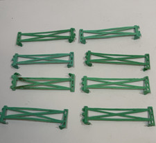 Vtg Auburn Tim-Mee Accessories Lot of 8 Teal X Fence Pieces Farm 1950s Lot 2